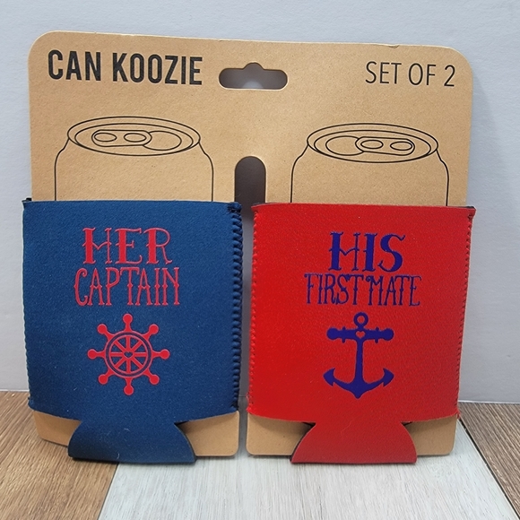 His and Her Can Koozie - Picture 1 of 2